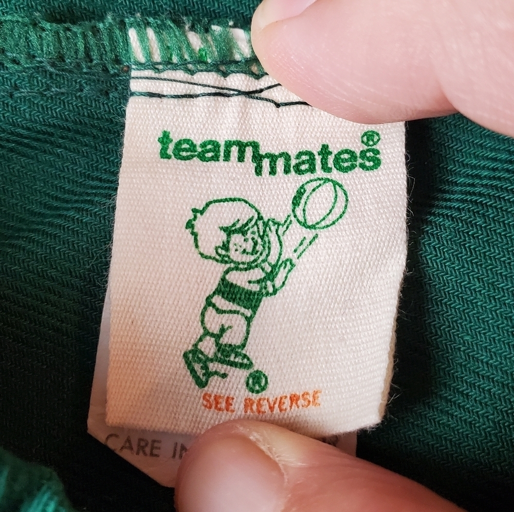 Vntg 70s Green Kids Pants. Single Stich. Rare. 4T. #0209 - Picture 3 of 13